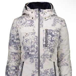 Obermeyer Women's Cross Stitch Needlepoint Toile Ski Jacket